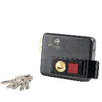 قفل حیاطی برقی سان مکس  کلید کامپیوتری برنجی 5 کلید