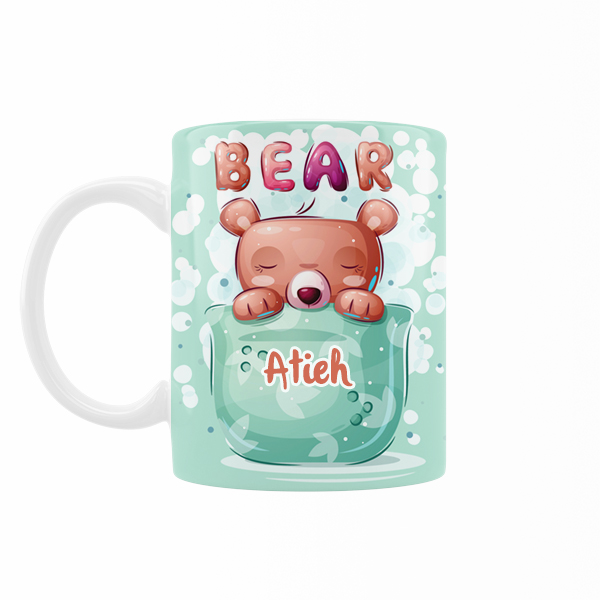 ماگ رژارت مدل اسم عطیه