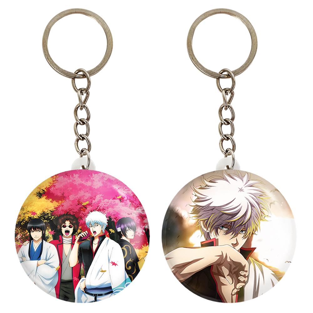 جاکلیدی خندالو مدل شینسوکه و گینتوکی و هاتوری و کاتسورا انیمه گینتاما کد 1293312929 مجموعه 2 عددی