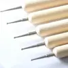ابزار تزیین فوندانت به گز مدل داتینگ نقطه کوبی مجموعه 5 عددی