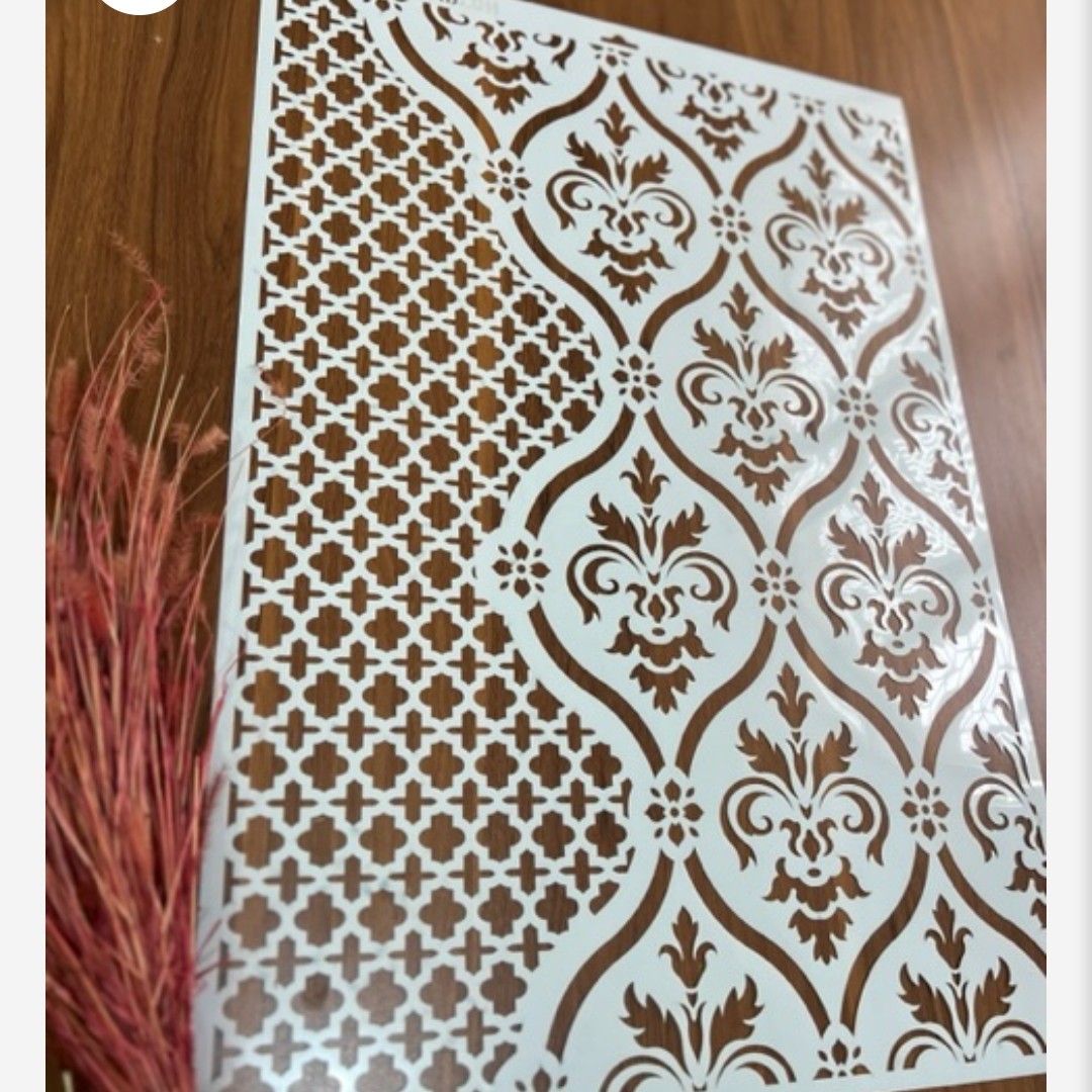شابلون طرح پتینه کد 240 سایز 40 در 60 طلق آلمانی