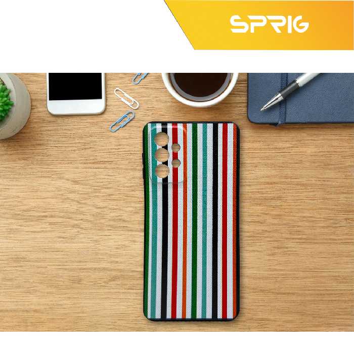 کاور اسپریگ طرح Color lines مدل SPCVR مناسب برای گوشی موبایل سامسونگ Galaxy A23 4G / A23 5G