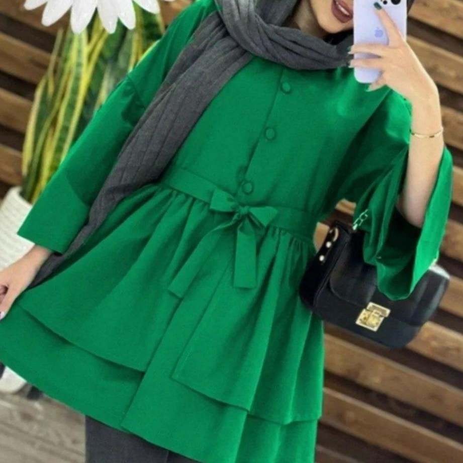 مانتو دو دامنه عروسکی
