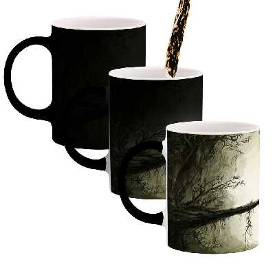 ماگ حرارتی کاکتی طرح نقاشی مدل mgh13687