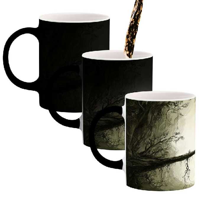 ماگ حرارتی کاکتی طرح نقاشی مدل mgh13687