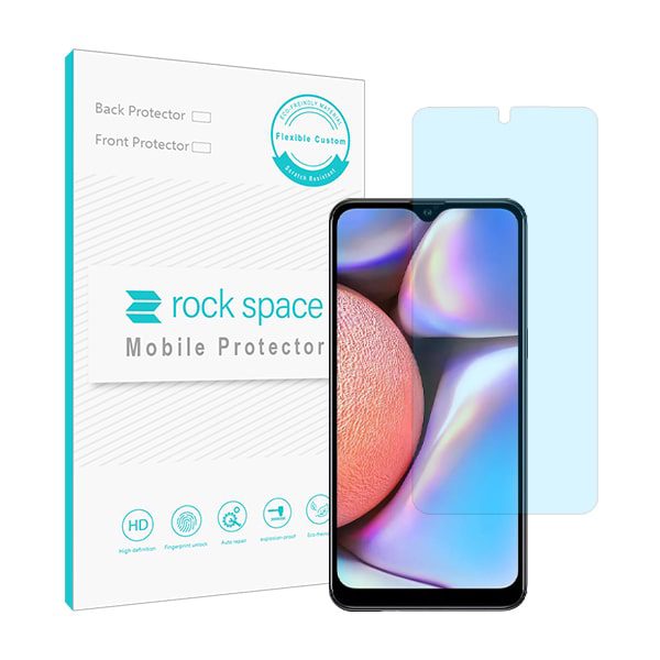 گلس سامسونگ A10s مدل نانو هیدروژل آنتی بلو برند راک اسپیس کد S