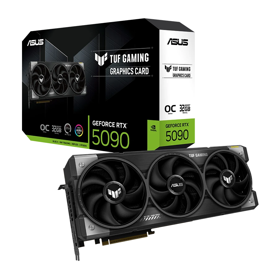 کارت گرافیک ایسوس TUF Gaming RTX 5090 32GB OC | فروشگاه گیمینگ تکاف