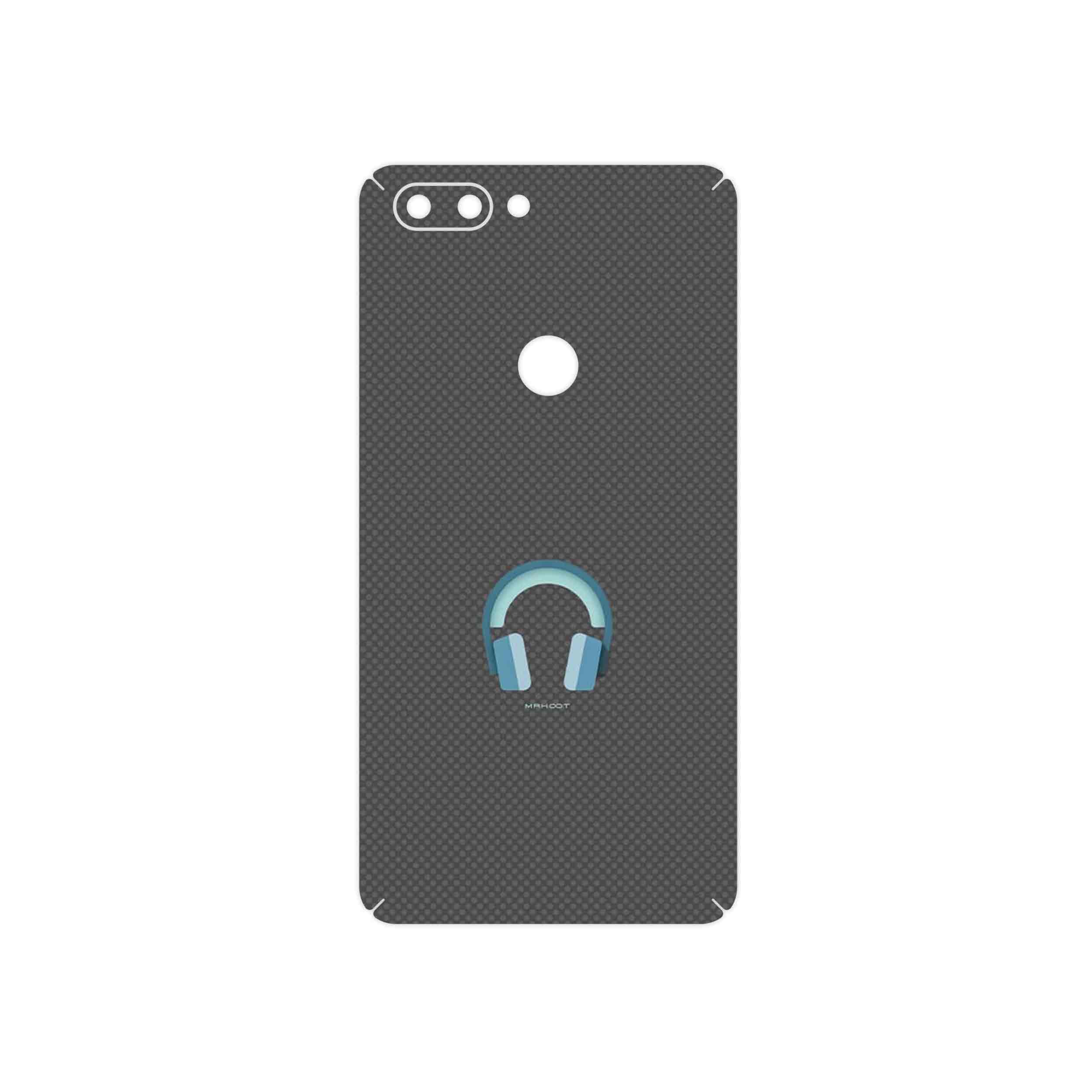 برچسب پوششی ماهوت مدل Minimal Headphone Icon مناسب برای گوشی موبایل تکنو Phantom 8