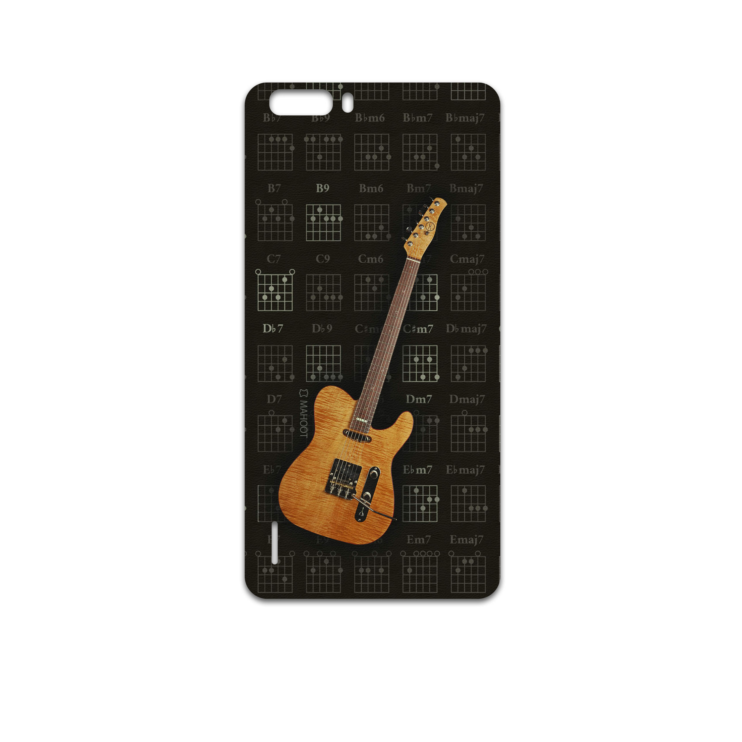 برچسب پوششی ماهوت مدل Guitar-Instrument مناسب برای گوشی موبایل آنر 6 Plus