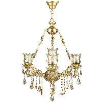 لوستر 4 شعله چشمه نور کد S3591/3-1