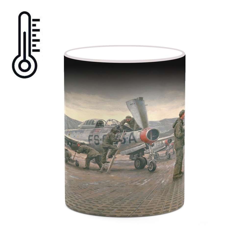 ماگ حرارتی کاکتی طرح هواپیمای جنگنده مدل mgh20419