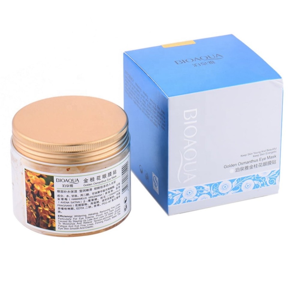 ماسک دور چشم بایو آکوا مدل Golden Osmanthus بسته 80 عددی