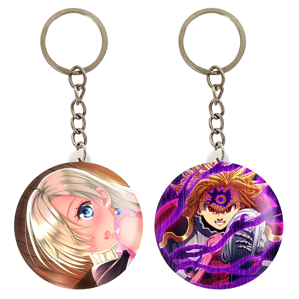 جاکلیدی خندالو مدل ملیوداس و الیزابت انیمه کد 1756317569 مجموعه 2 عددی