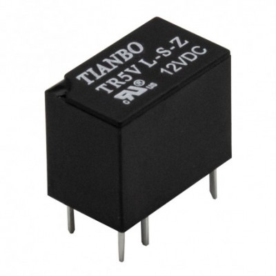 رله 12ولت 6 پایه کوچک تیانبو