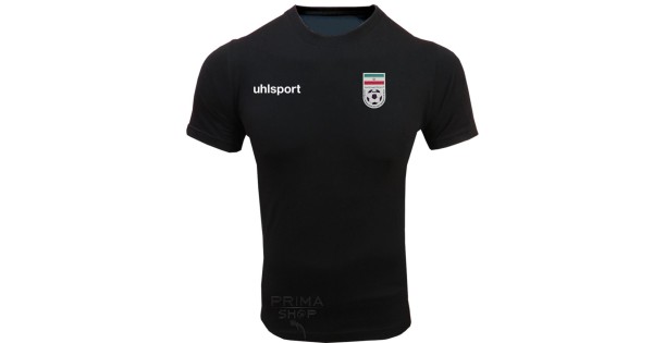 خرید تیشرت هواداری ایران مشکی آستین کوتاه