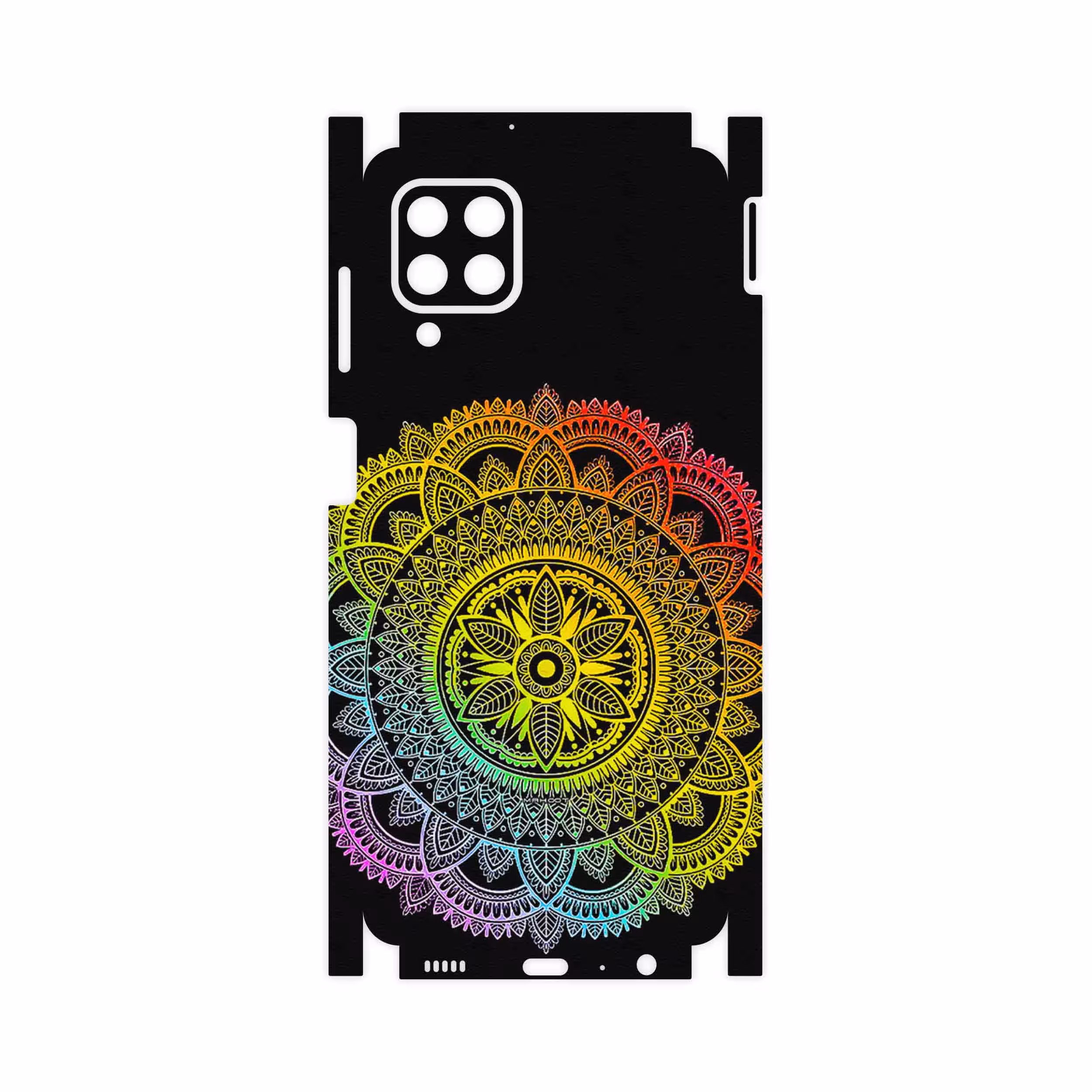 برچسب پوششی ماهوت مدل Mandala Design 4-FullSkin مناسب برای گوشی موبایل سامسونگ Galaxy M32