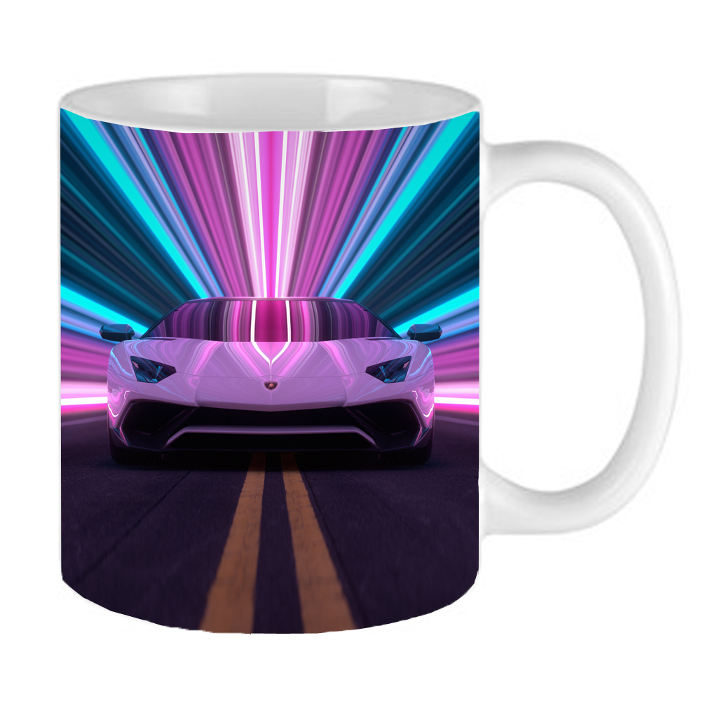 ماگ طرح ماشینی لامبورگینی سرعت مدل CAR 68