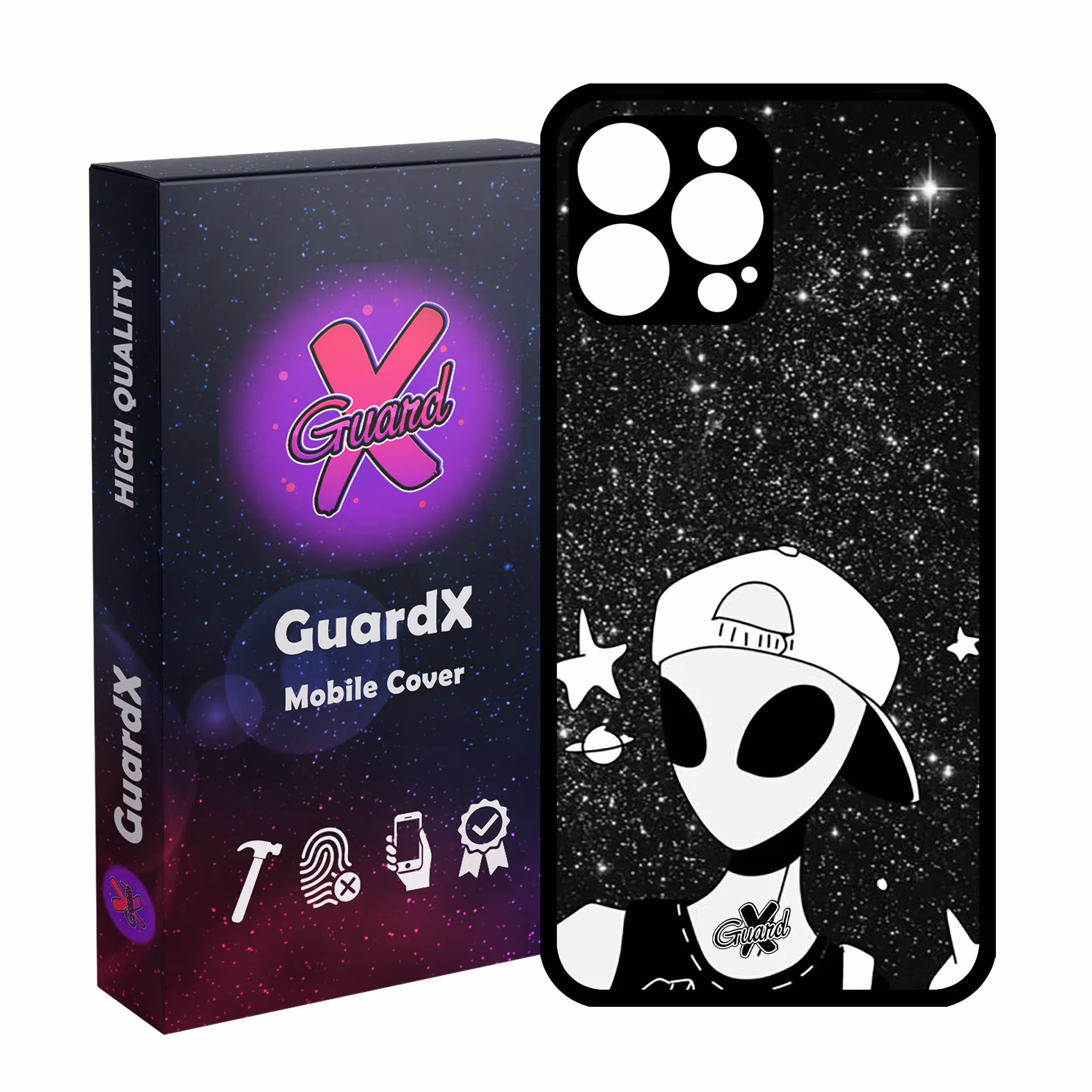 کاور گارد ایکس طرح Alien مدل Glass10307 مناسب برای گوشی موبایل اپل iPhone 13 Pro Max