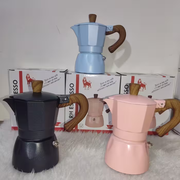 موکاپات طرح دسته چوب 2 کاپ 3 رنگ آبی مشکی صورتی