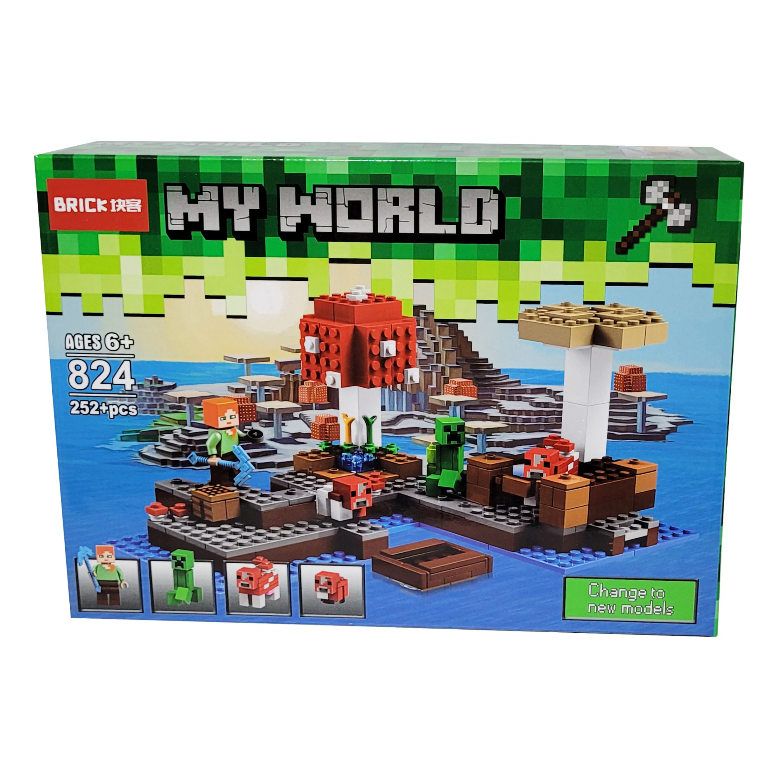 ساختنی مدل ماینکرافت کد 824