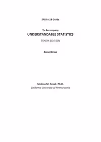 خرید و دانلود نسخه کامل کتاب SPSS v18 Guide To Accompany Understandable Statistics