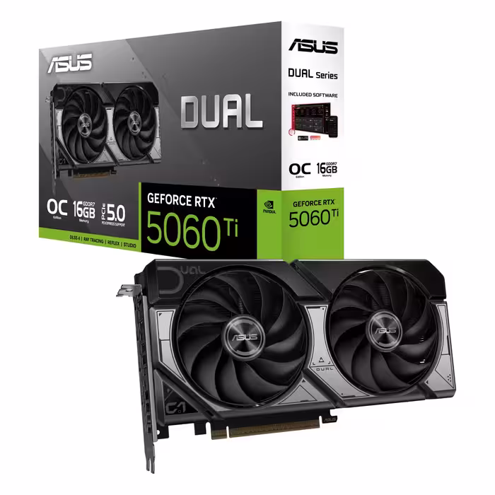 کارت گرافیک ایسوس مدل ASUS Dual GeForce RTX™ 5060 Ti 16GB GDDR7 OC - دوسو آی تی