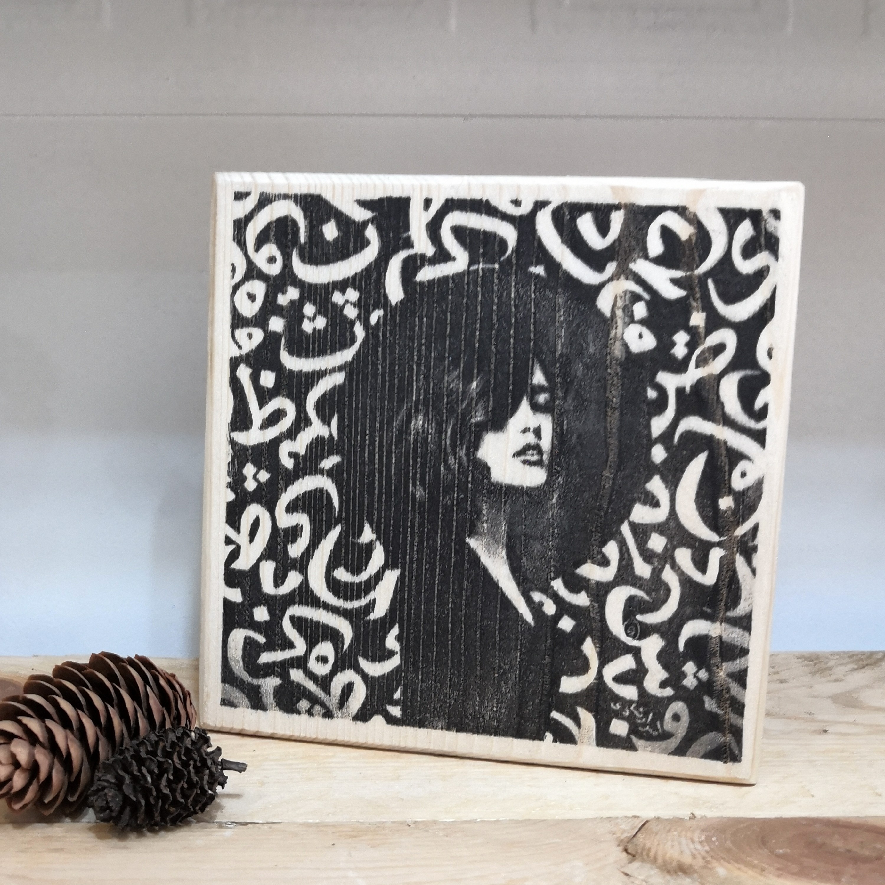 عکس چوبی چاپی فانتزی 