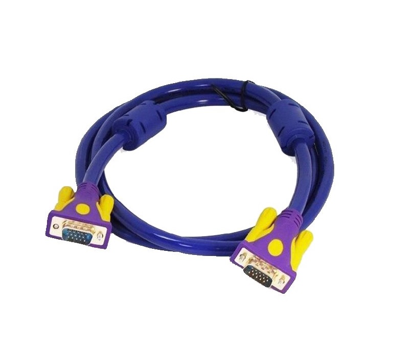 كابل VGA 3 9 1/5M آبي - یاسین کامپیوتر