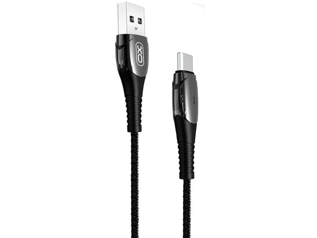 کابل شارژ سریع یواس‌بی به تایپ‌سی به طول یک متر ایکس‌او XO Smart Chipset Auto Power-off USB Cable for type-c NB145
