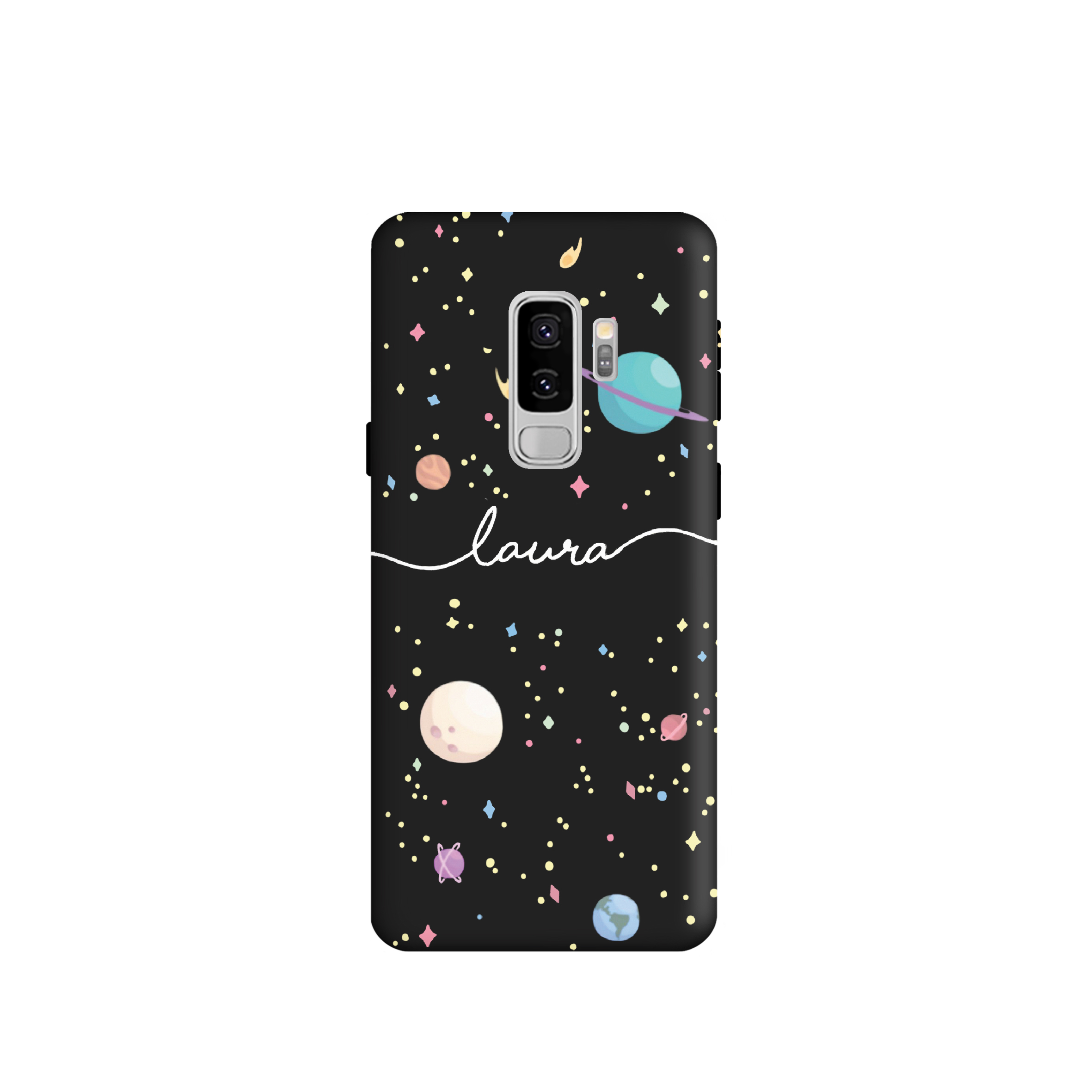 کاور طرح کهکشان مینیمال کد y6048 مناسب برای گوشی موبایل سامسونگ  Galaxy S9 Plus