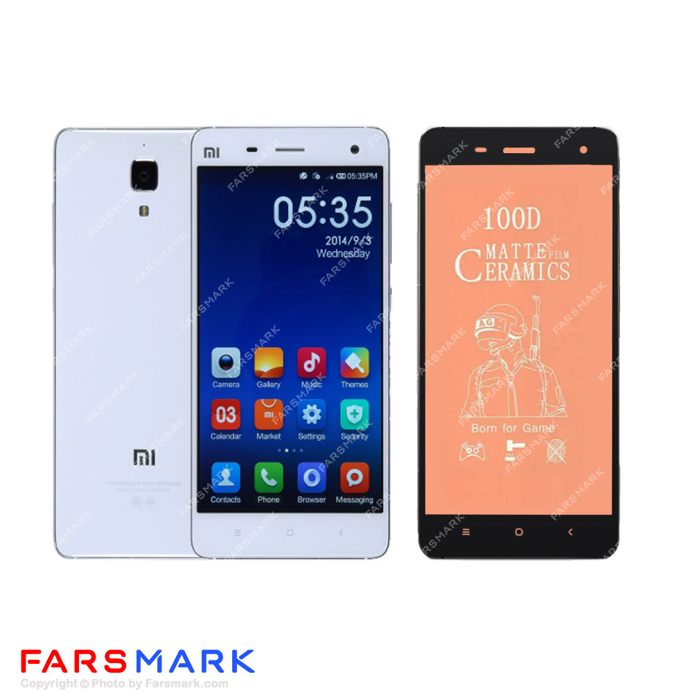 گلس سرامیکی مات گوشی شیائومی Xiaomi Mi 4