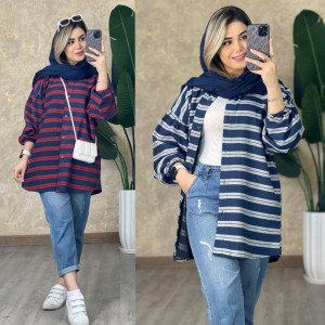 مانتو اسپرت زنانه کتان نخ مدل ایلماه