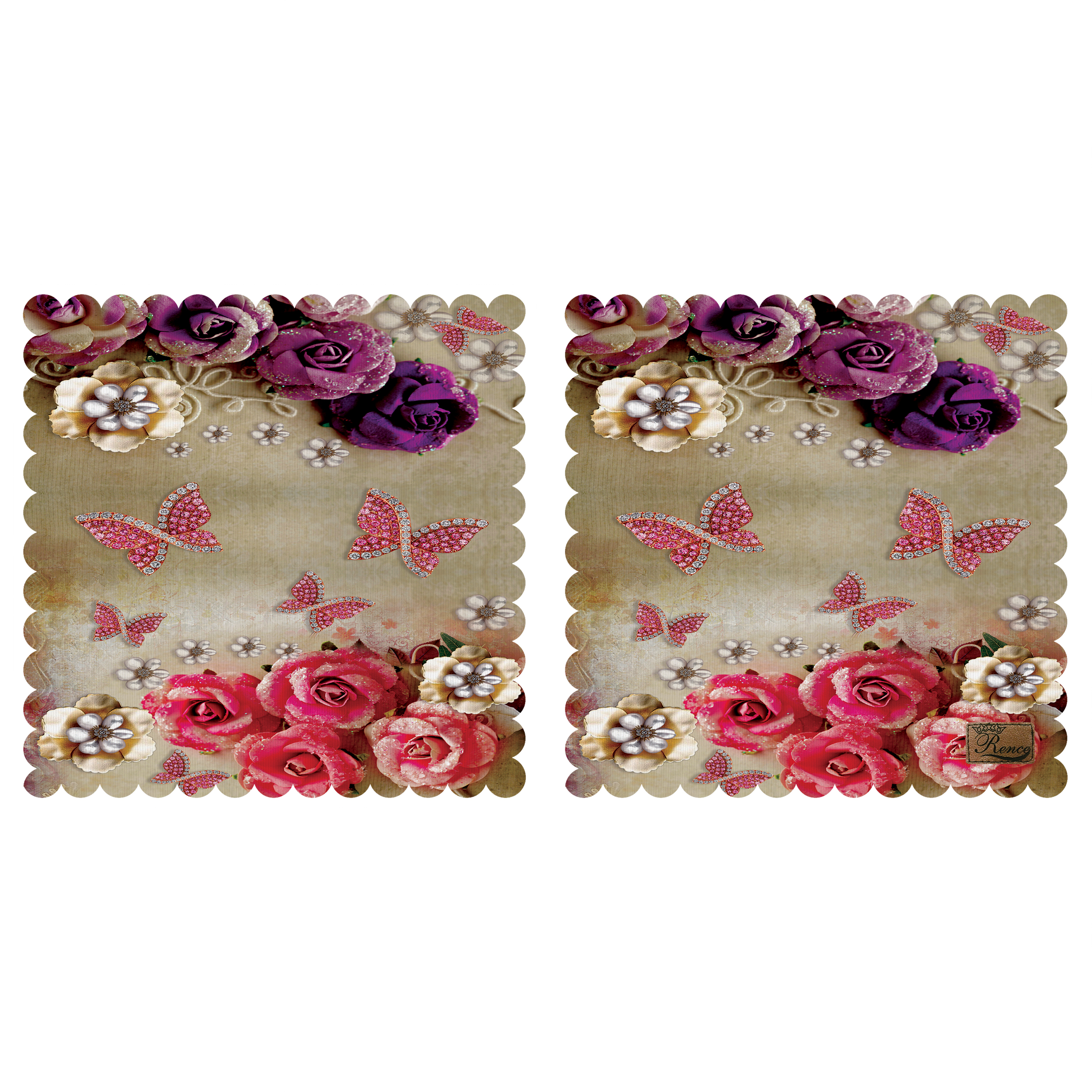 ست رومیزی 2 تکه رنس مدل TT3-42818