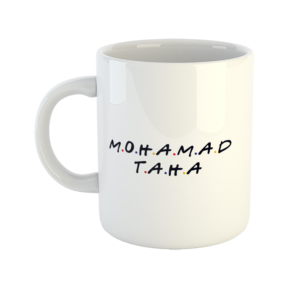 ماگ طرح friends مدل محمد طه