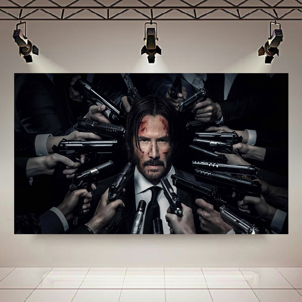 تابلو بوم طرح فیلم سینمایی جان ویک مدل محاصره شده کد AR2820