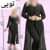 مانتو حنا گیپور و کرپ کش تا سایز 44