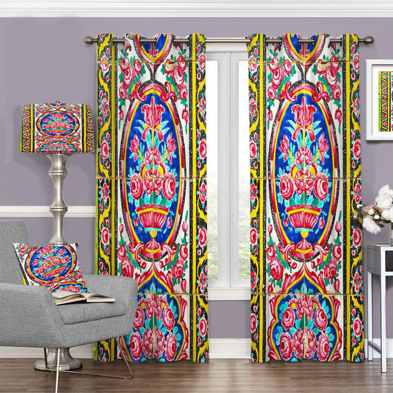 پرده مدل SH-195 سایز ۲۹۰x۱۴۰ سانتی متر