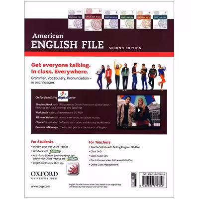 کتاب American English File 1 اثر جمعی از نویسندگان انتشارات oxford university press
