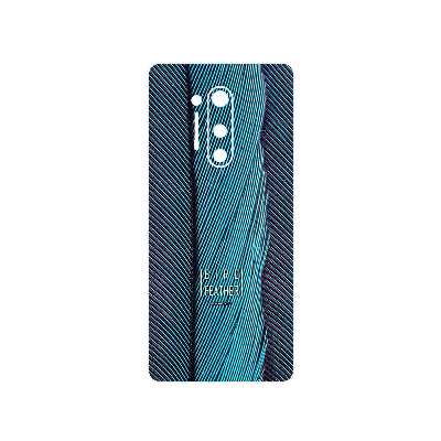 برچسب پوششی ماهوت مدل Turquoise feathers مناسب برای گوشی موبایل وان پلاس 8 Pro