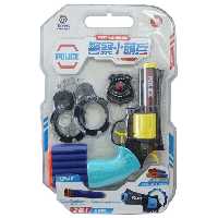 تفنگ بازی مدل POLICE کد 69 مجموعه 4 عددی