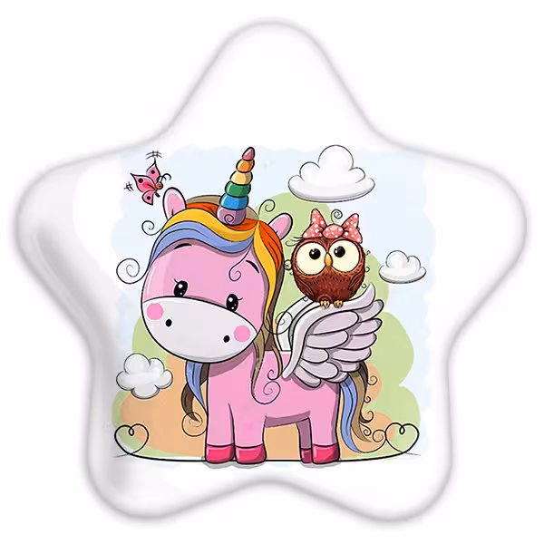 پیکسل خندالو طرح یونیکورن مدل ستاره ای کد 3836