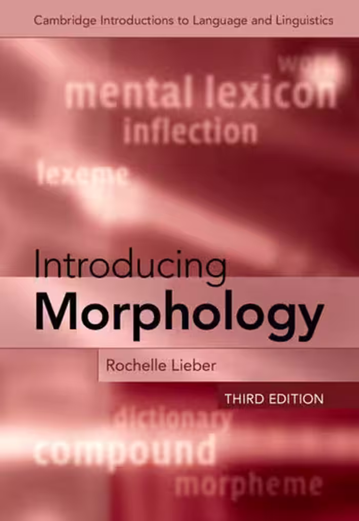 خرید و دانلود نسخه کامل کتاب Introducing Morphology