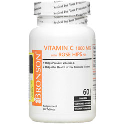 قرص ویتامین ث همراه با عصاره رز هیپ برونسون انقضا 2026/02