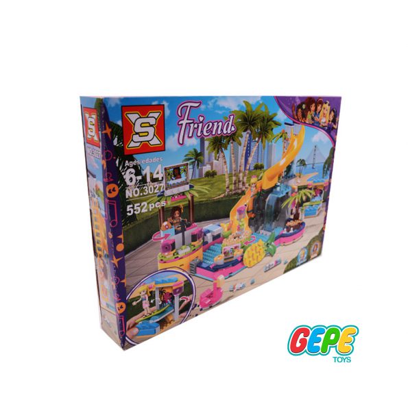 لگو مدل استخر دخترانه