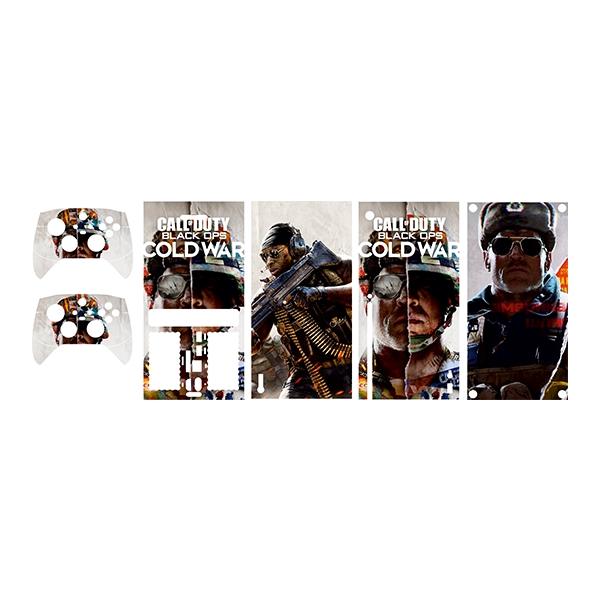 برچسب کنسول بازی Xbox series x طرح Call Of Duty کد 1 مجموعه 5 عددی
