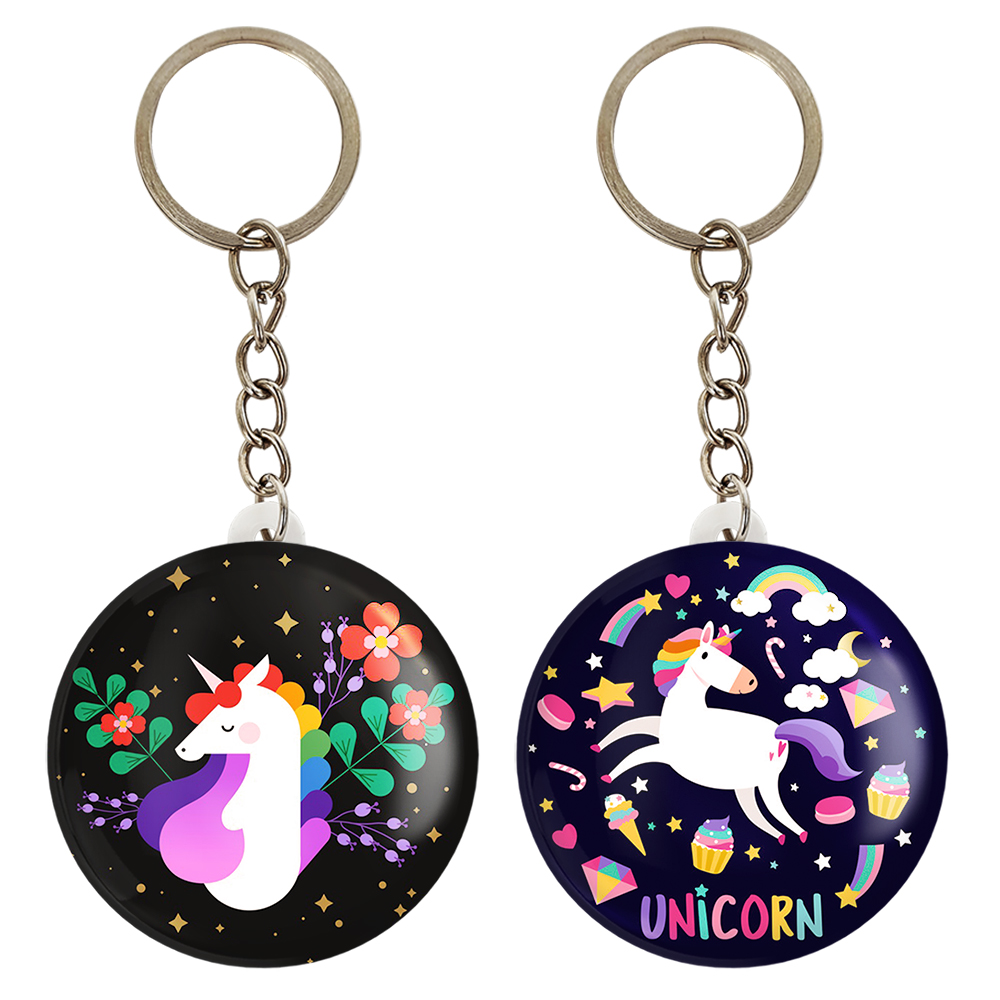 جاکلیدی خندالو مدل اسب تک شاخ یونیکورن کد 11131120 مجموعه 2 عددی