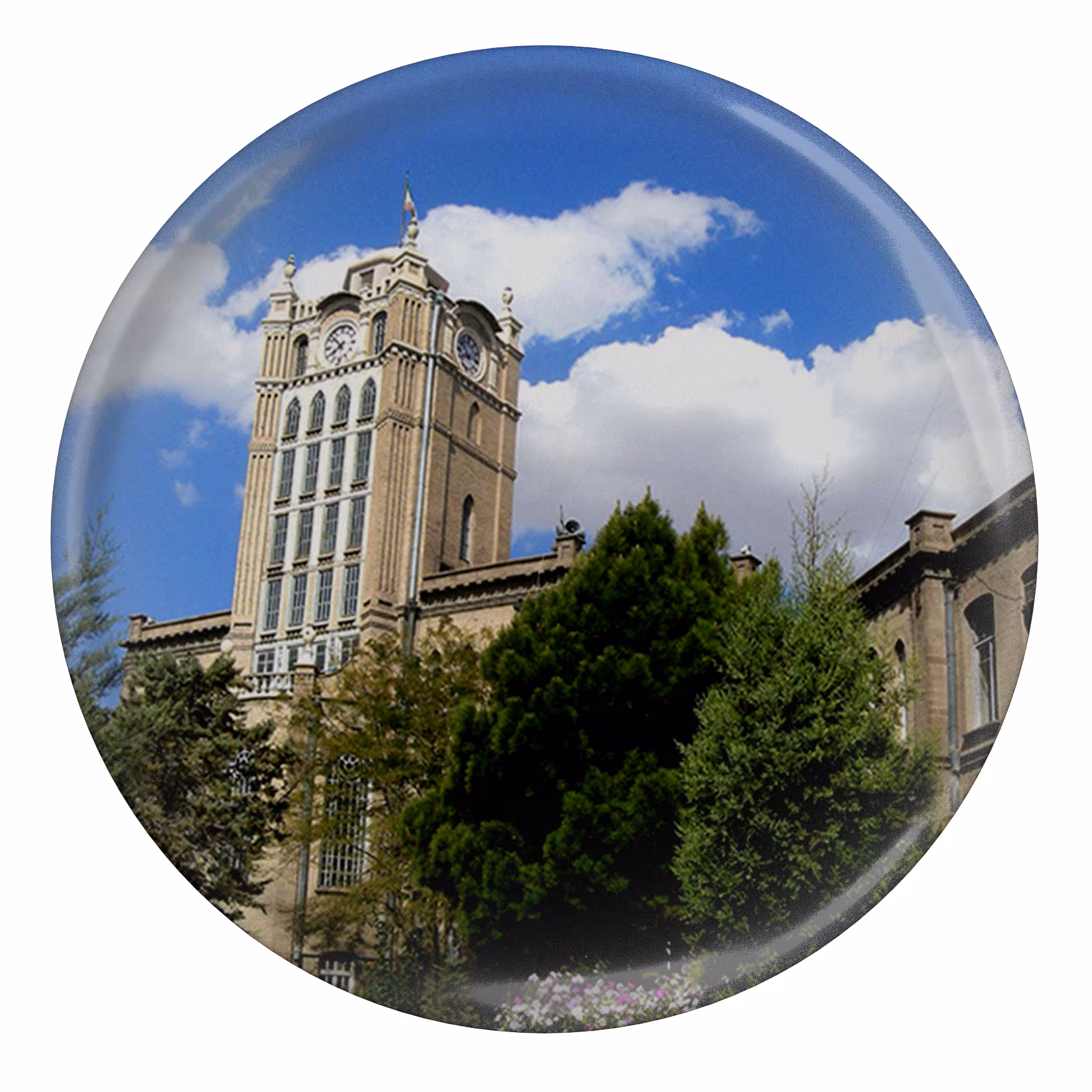 پیکسل طرح میدان ساعت شهر تبریز مدل S10186