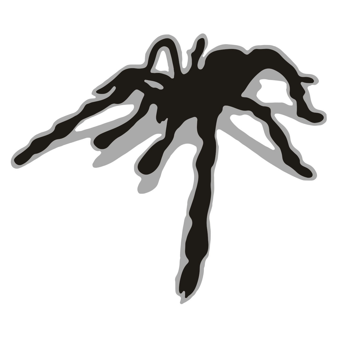 برچسب خودرو طرح عنکبوت سیاه کد 274