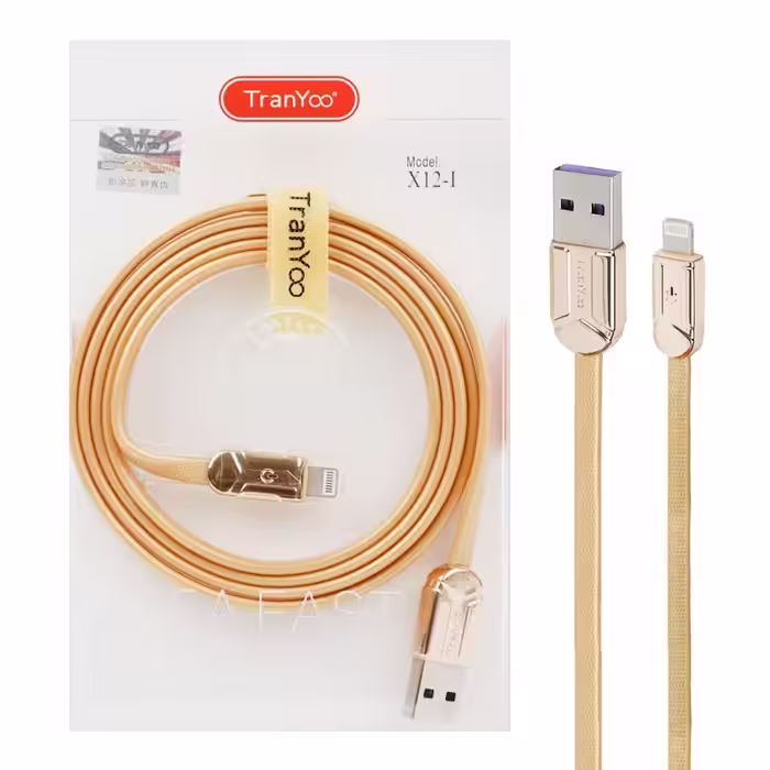 کابل تبدیل USB به لایتنینگ ترانیو مدل X12-I طول ۱.۲ متر