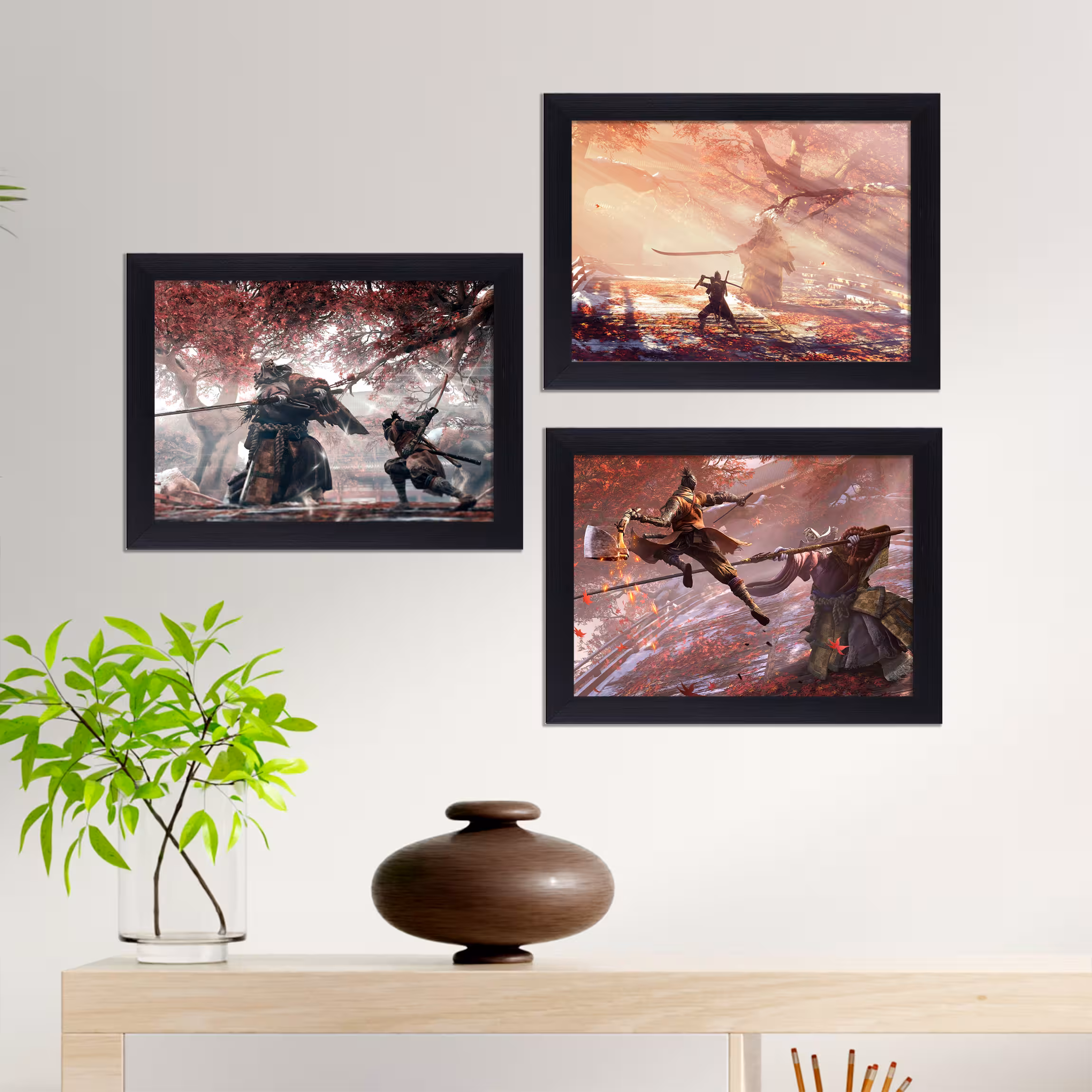 تابلو طرح Sekiro مدل 116bمجموعه 3 عددی